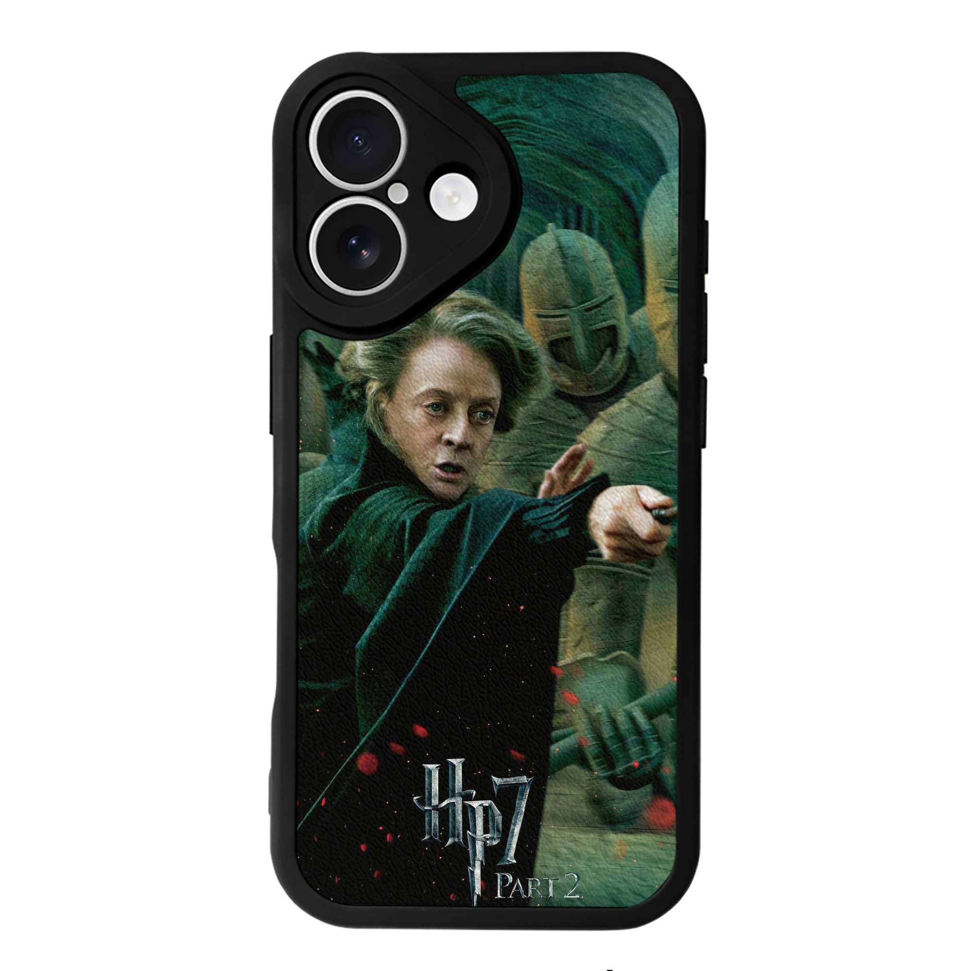（画像用） Harry Potter ハリー・ポッターシリーズ 【iPhone 16シリーズ対応】シリコンスマホケース（レザー調） 材質：シリコン